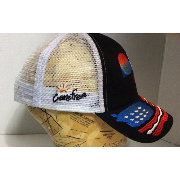 SHADE PRO 2014 Patriotic USA Flag Ball Cap Mesh Sn - Picture 3 of 4